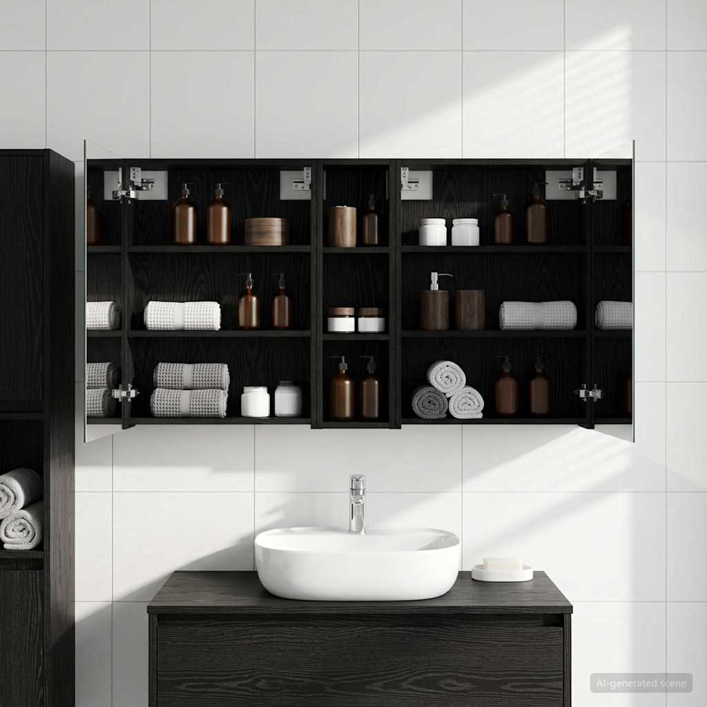 Ensemble de Meubles de Salle de Bain 3 pc 120 x 14,5 x 70 cm