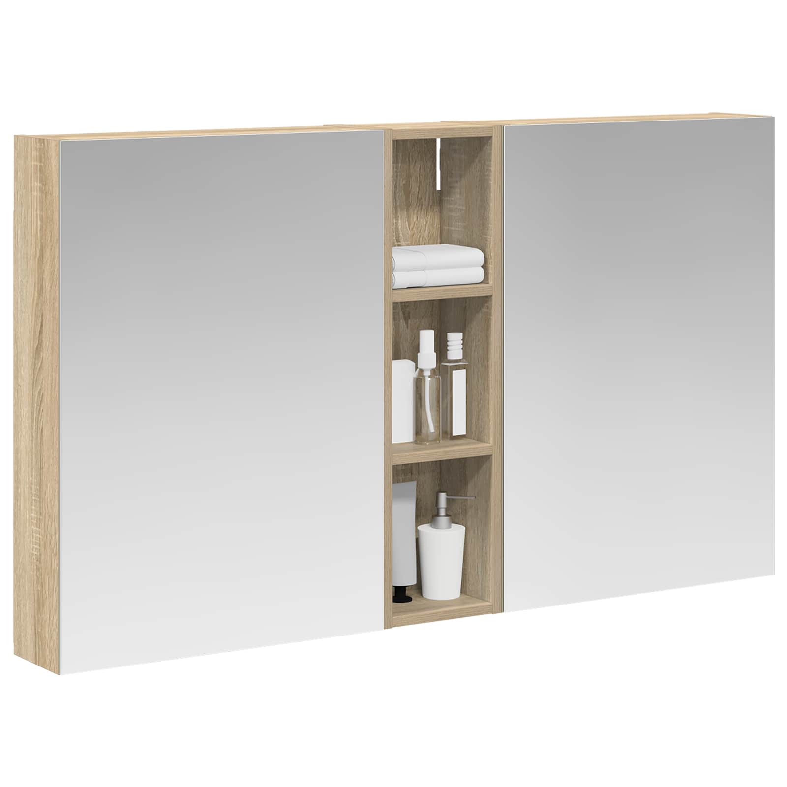 Ensemble de Meubles de Salle de Bain 3 pc 120 x 14,5 x 70 cm - XIOS
