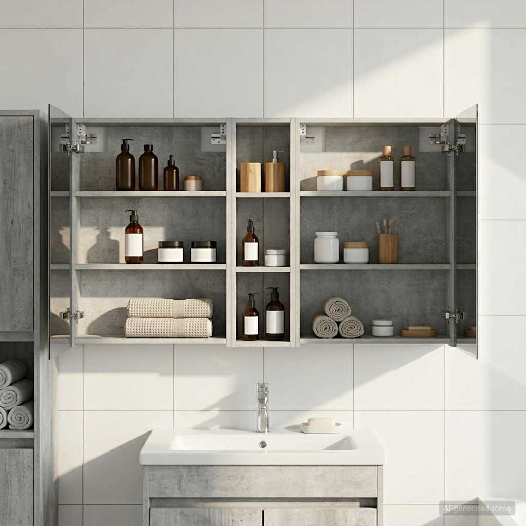 Ensemble de Meubles de Salle de Bain 3 pc 120 x 14,5 x 70 cm - XIOS