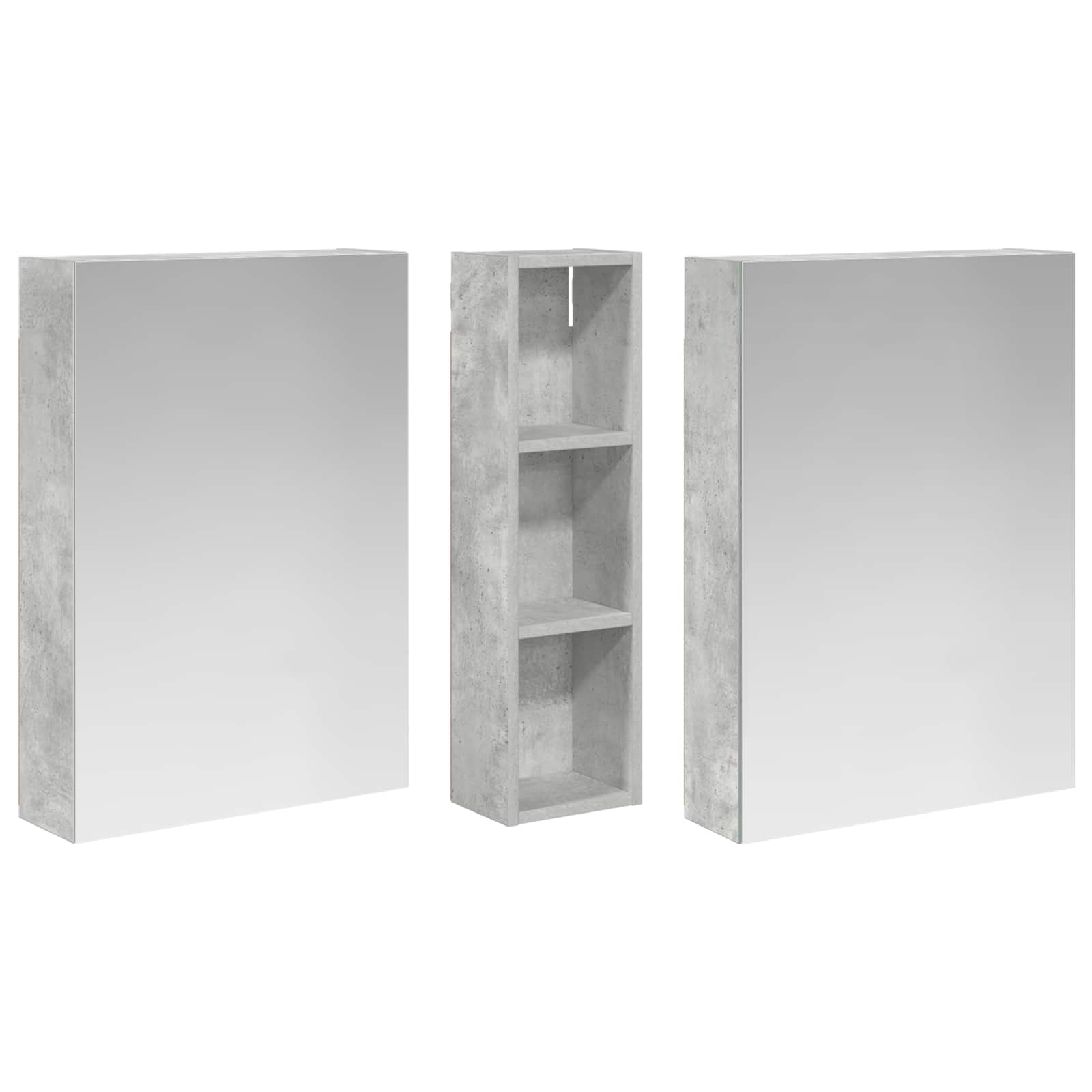 Ensemble de Meubles de Salle de Bain 3 pc 120 x 14,5 x 70 cm - XIOS
