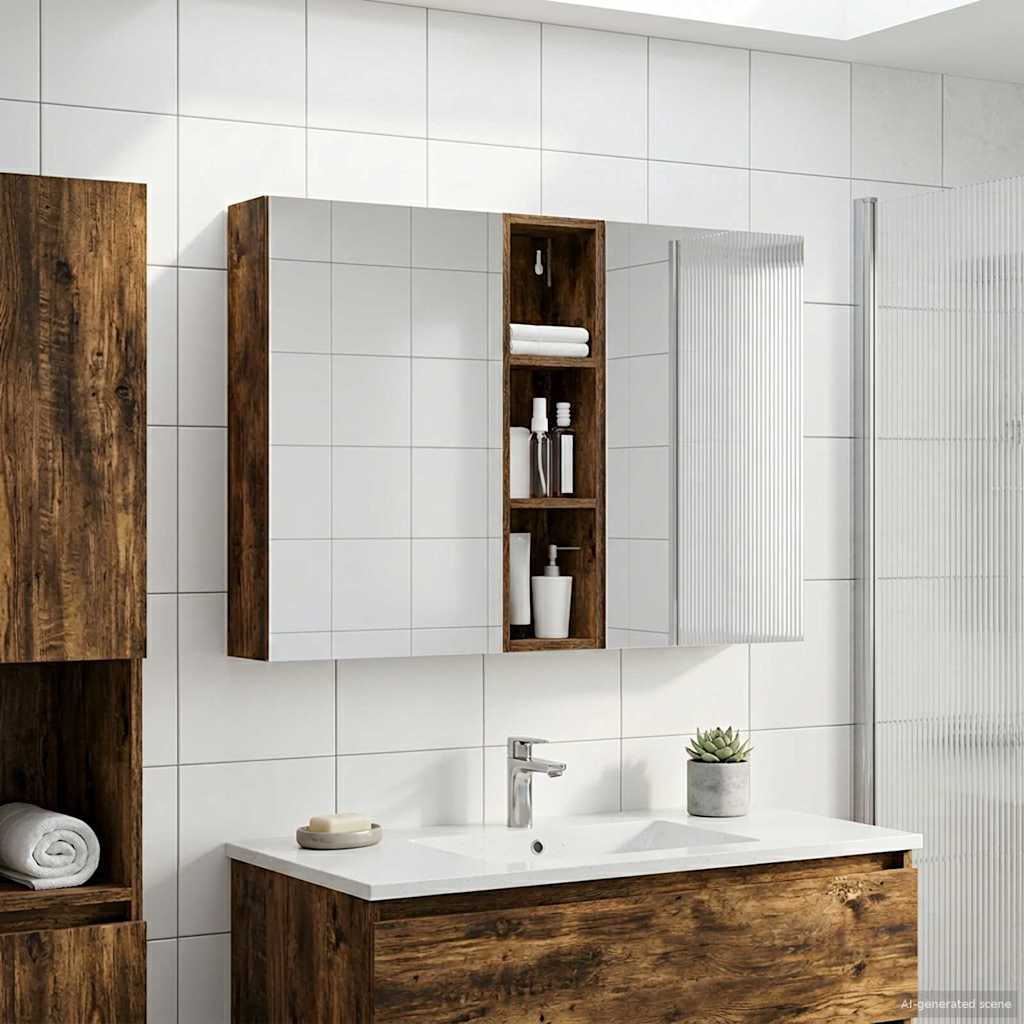 Ensemble de Meubles de Salle de Bain 3 pc 120 x 14,5 x 70 cm