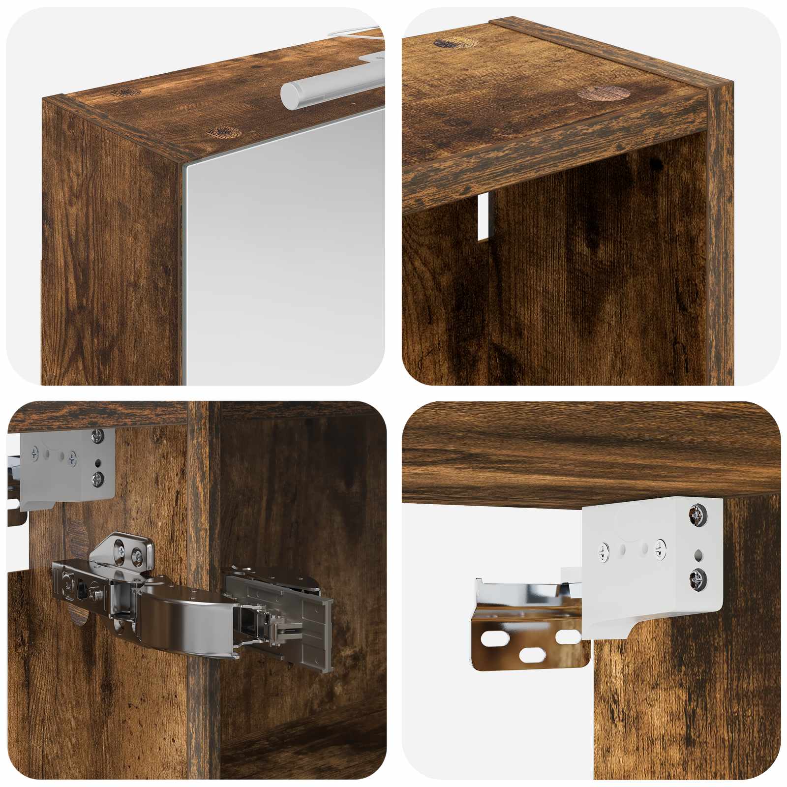 Ensemble de Meubles de Salle de Bain 3 pc 120 x 14,5 x 70 cm - XIOS