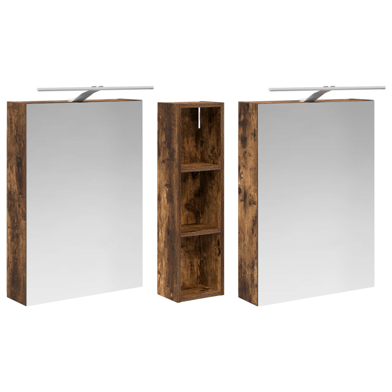Ensemble de Meubles de Salle de Bain 3 pc 120 x 14,5 x 70 cm - XIOS