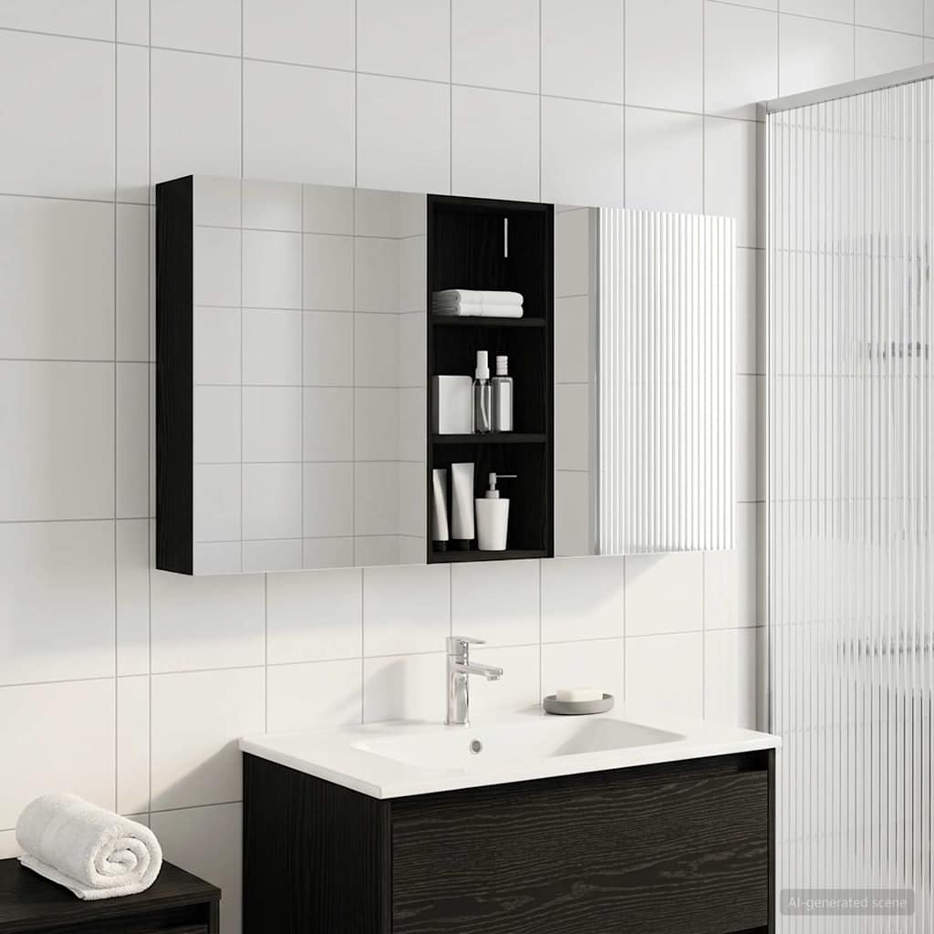 Ensemble de Meubles de Salle de Bain 3 pc 130 x 14,5 x 70 cm