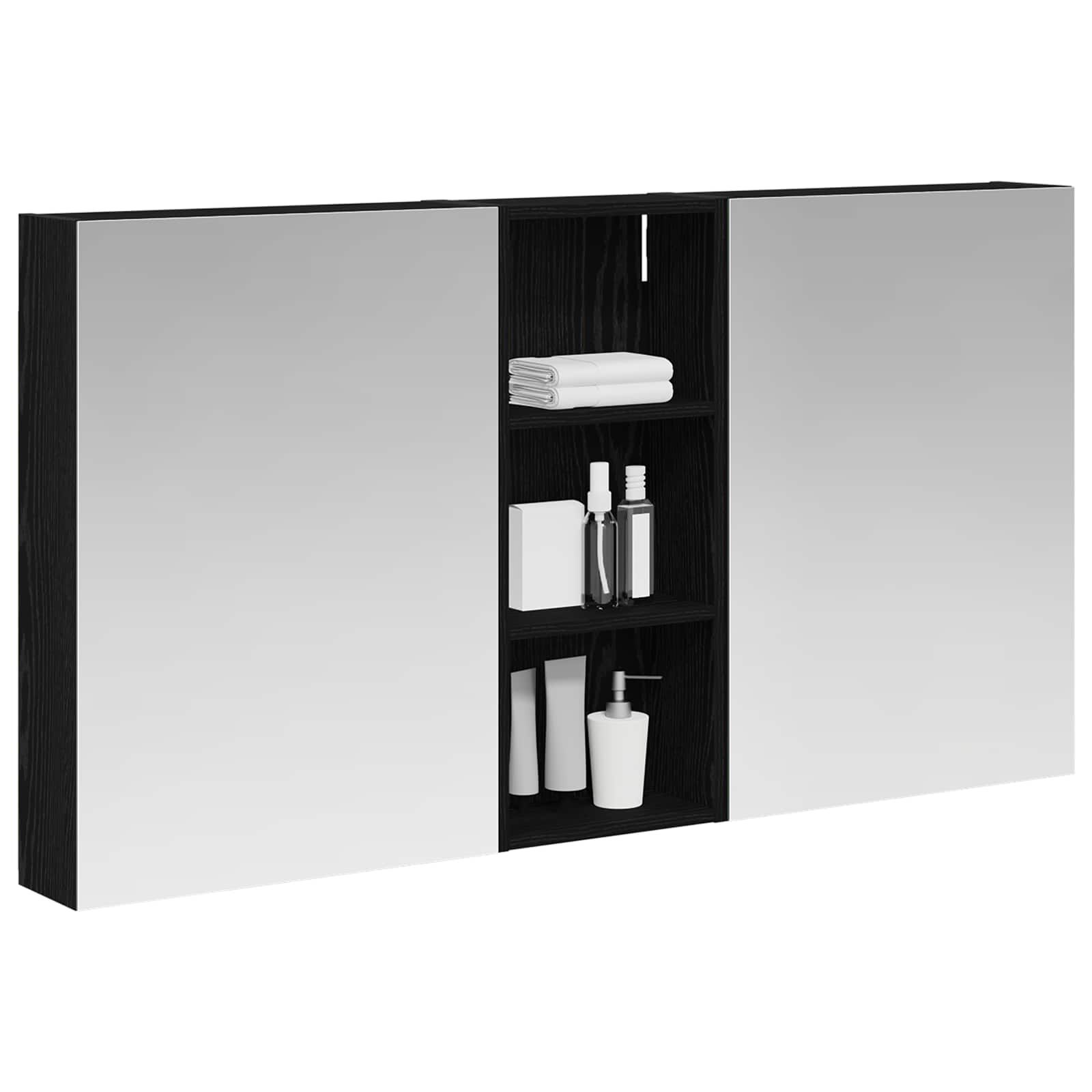 Ensemble de Meubles de Salle de Bain 3 pc 130 x 14,5 x 70 cm