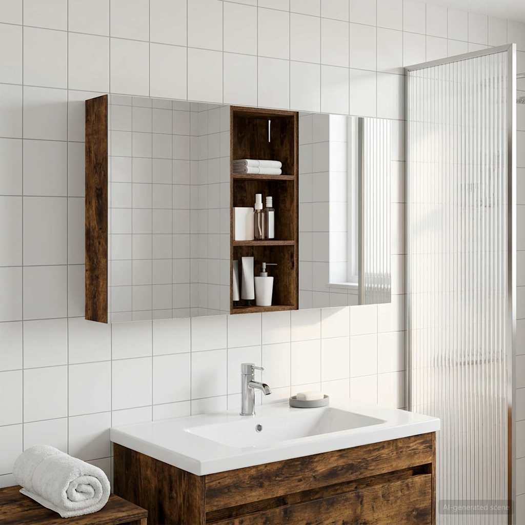 Ensemble de Meubles de Salle de Bain 3 pc 130 x 14,5 x 70 cm