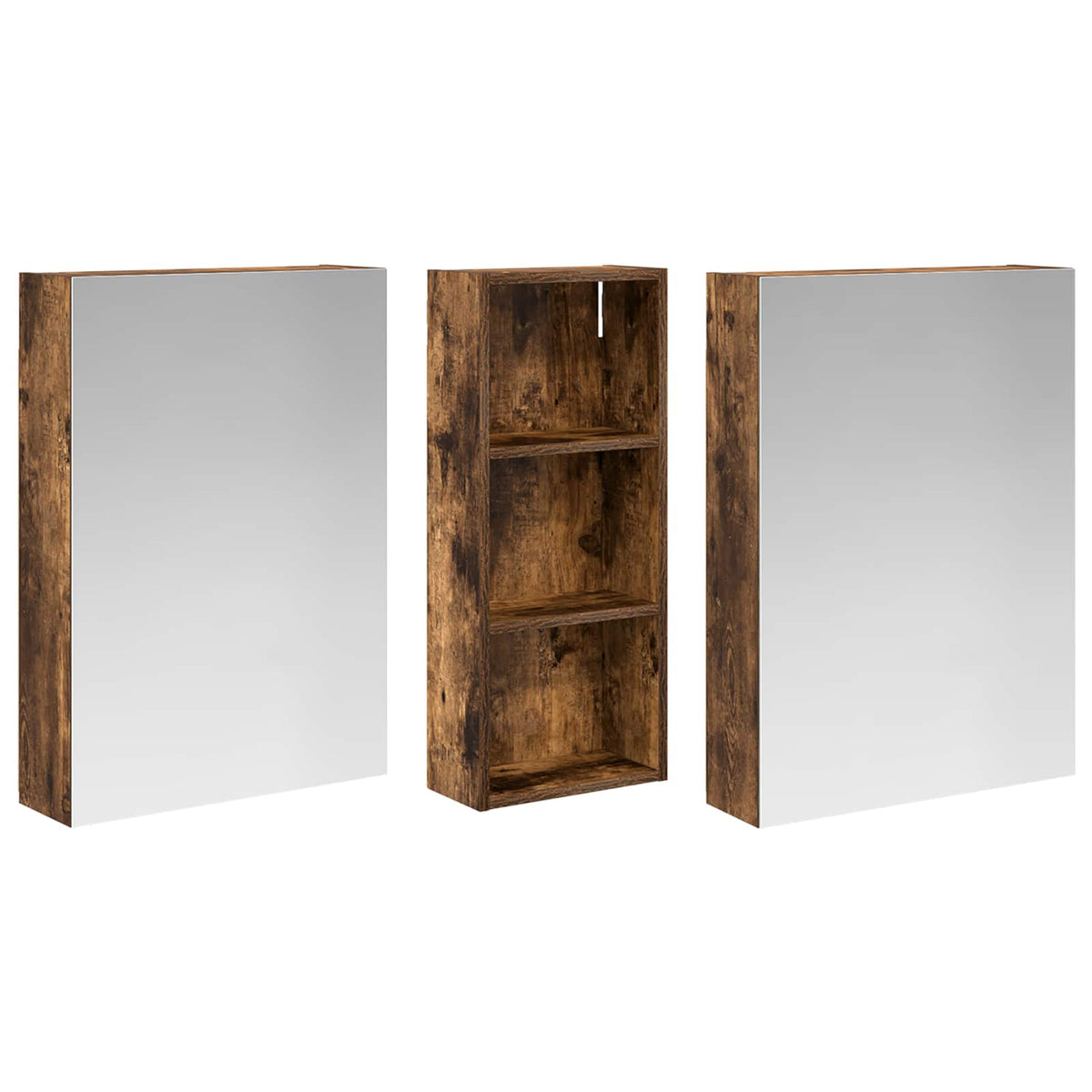 Ensemble de Meubles de Salle de Bain 3 pc 130 x 14,5 x 70 cm