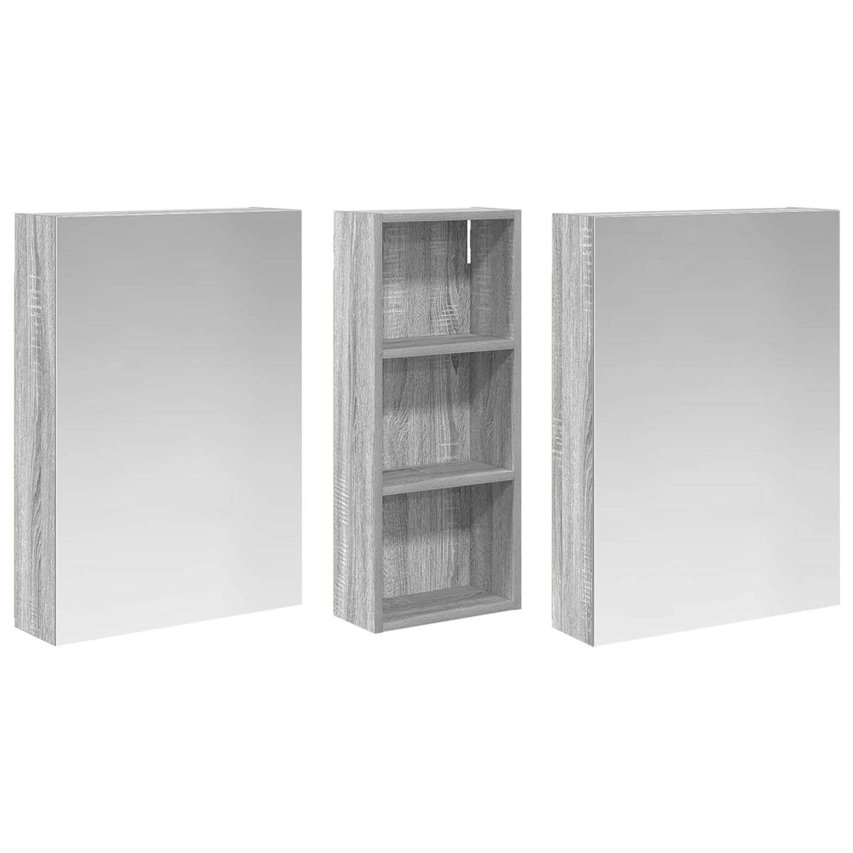 Ensemble de Meubles de Salle de Bain 3 pc 130 x 14,5 x 70 cm