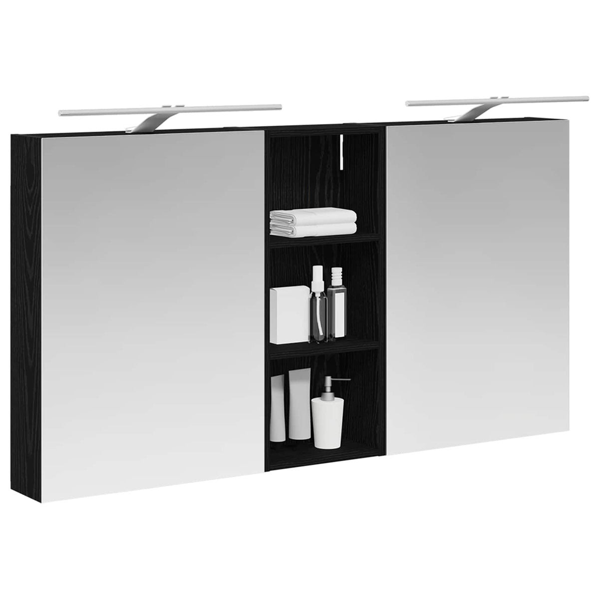 Ensemble de Meubles de Salle de Bain 3 pc 130 x 14,5 x 70 cm