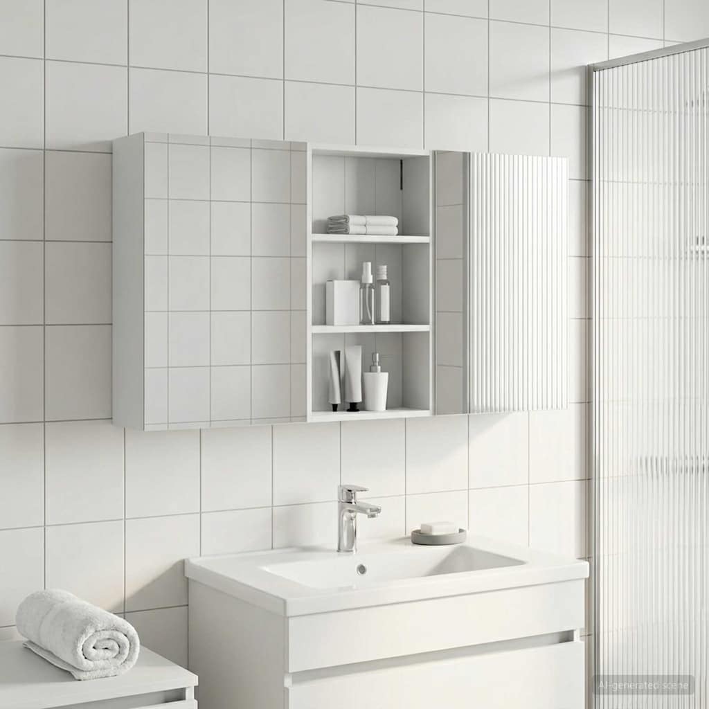 Ensemble de Meubles de Salle de Bain 3 pc 140 x 14,5 x 70 cm