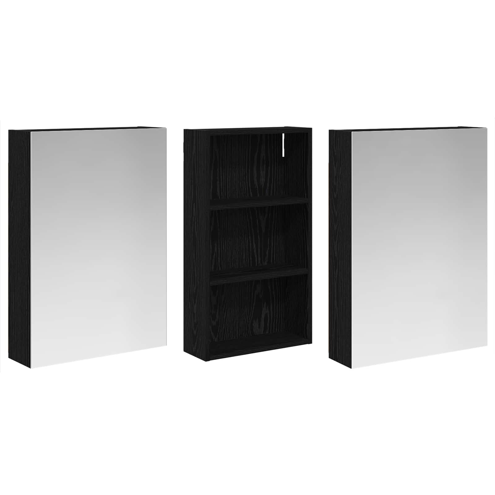 Ensemble de Meubles de Salle de Bain 3 pc 140 x 14,5 x 70 cm