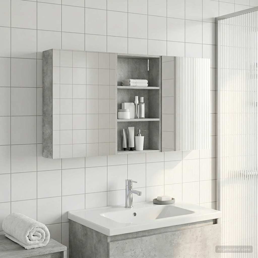 Ensemble de Meubles de Salle de Bain 3 pc 140 x 14,5 x 70 cm - XIOS