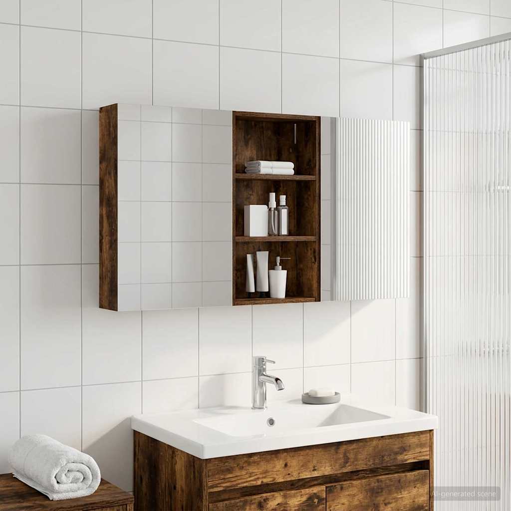 Ensemble de Meubles de Salle de Bain 3 pc 140 x 14,5 x 70 cm