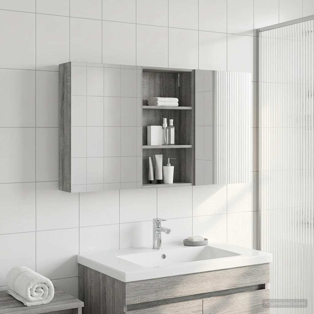 Ensemble de Meubles de Salle de Bain 3 pc 140 x 14,5 x 70 cm - XIOS
