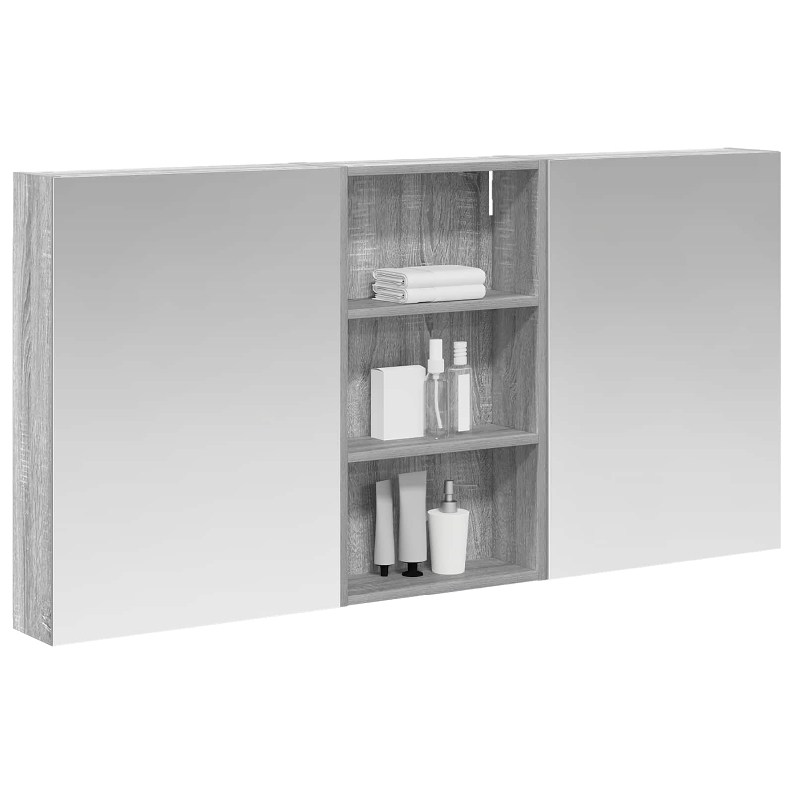 Ensemble de Meubles de Salle de Bain 3 pc 140 x 14,5 x 70 cm - XIOS