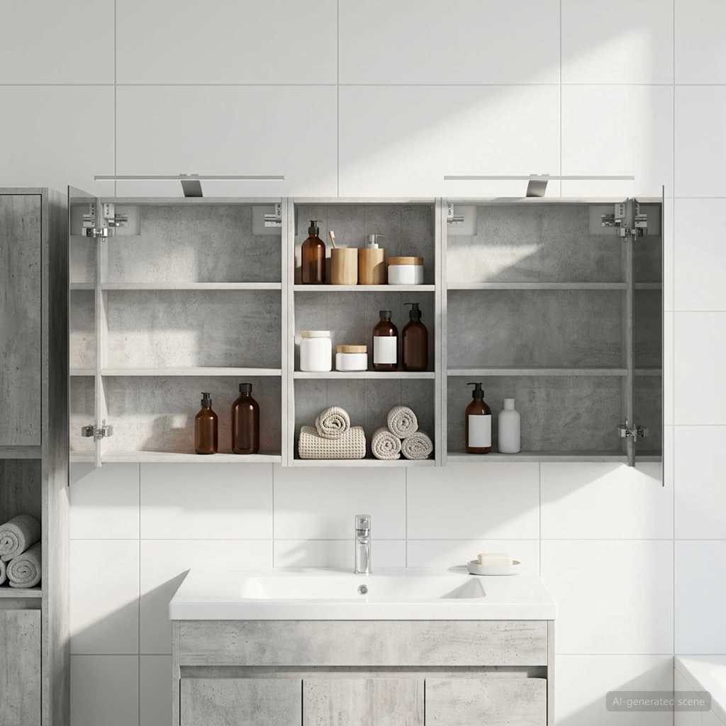 Ensemble de Meubles de Salle de Bain 3 pc 140 x 14,5 x 70 cm - XIOS