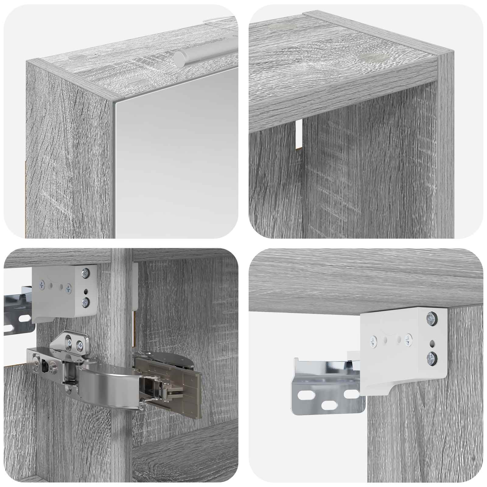 Ensemble de Meubles de Salle de Bain 3 pc 140 x 14,5 x 70 cm - XIOS
