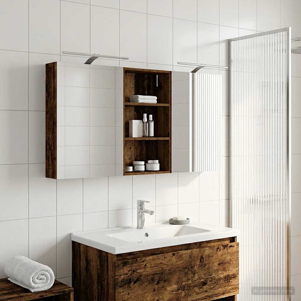 Ensemble de Meubles de Salle de Bain 3 pc 140 x 14,5 x 70 cm