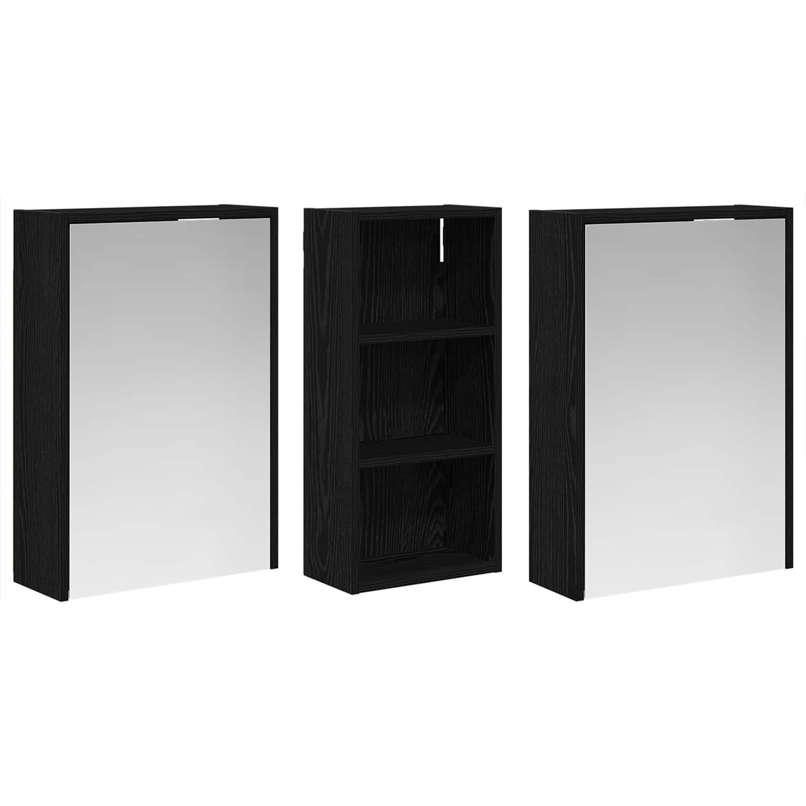 Ensemble de Meubles de Salle de Bain 3 pc 116 x 16 x 62,5 cm