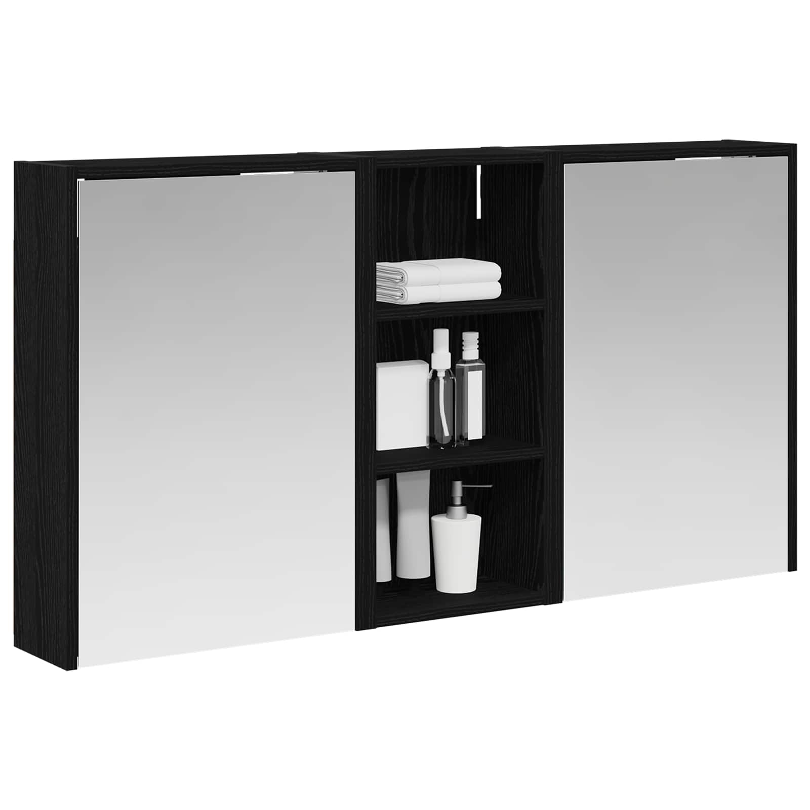 Ensemble de Meubles de Salle de Bain 3 pc 116 x 16 x 62,5 cm