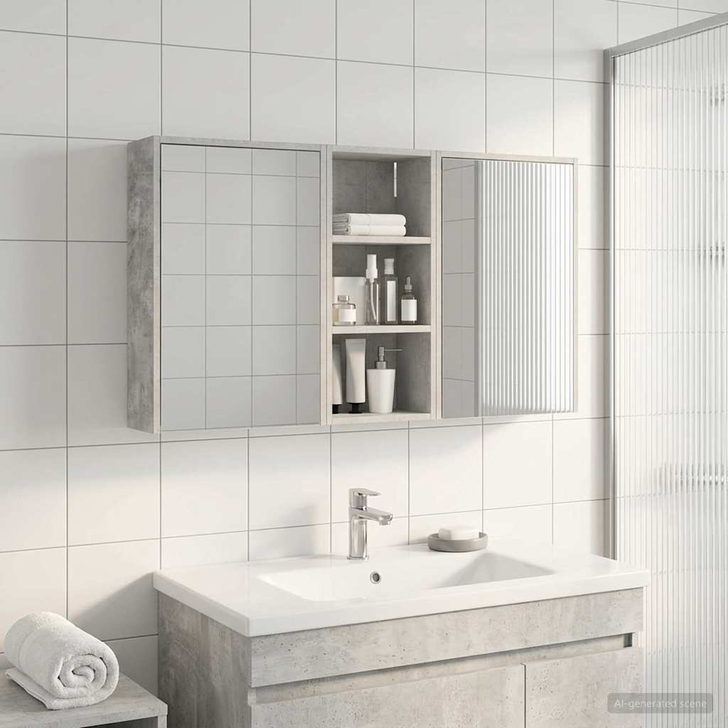 Ensemble de Meubles de Salle de Bain 3 pc 116 x 16 x 62,5 cm