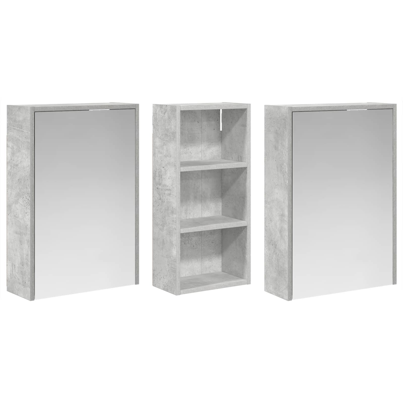 Ensemble de Meubles de Salle de Bain 3 pc 116 x 16 x 62,5 cm