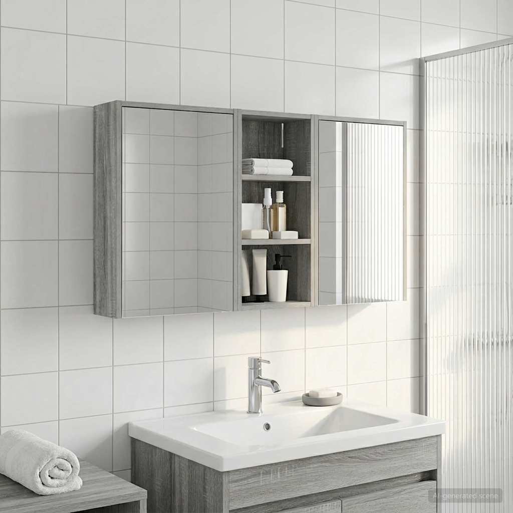 Ensemble de Meubles de Salle de Bain 3 pc 116 x 16 x 62,5 cm
