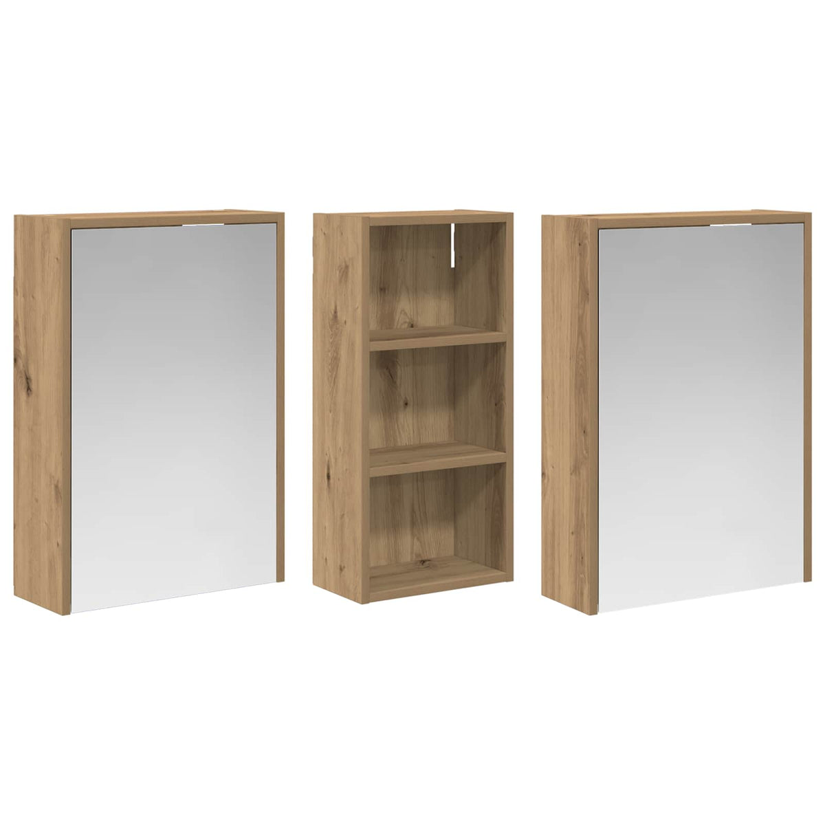 Ensemble de Meubles de Salle de Bain 3 pc 116 x 16 x 62,5 cm