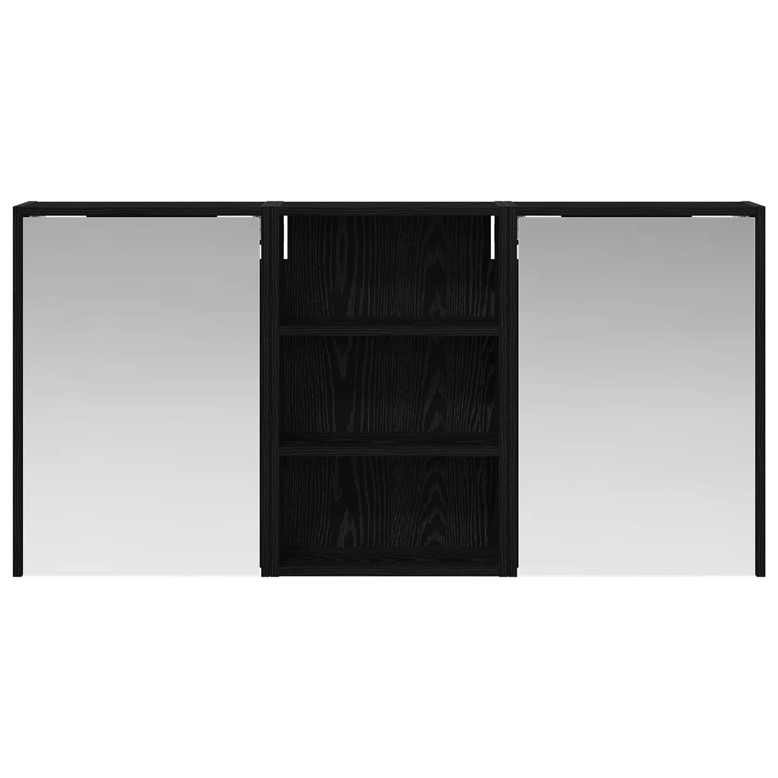 Ensemble de Meubles de Salle de Bain 3 pc 126 x 16 x 62.5 cm