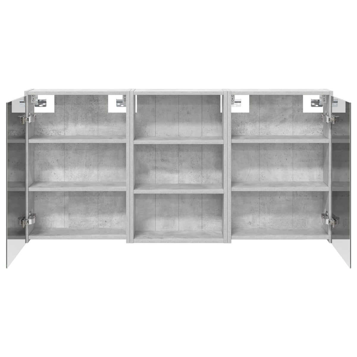 Ensemble de Meubles de Salle de Bain 3 pc 126 x 16 x 62.5 cm
