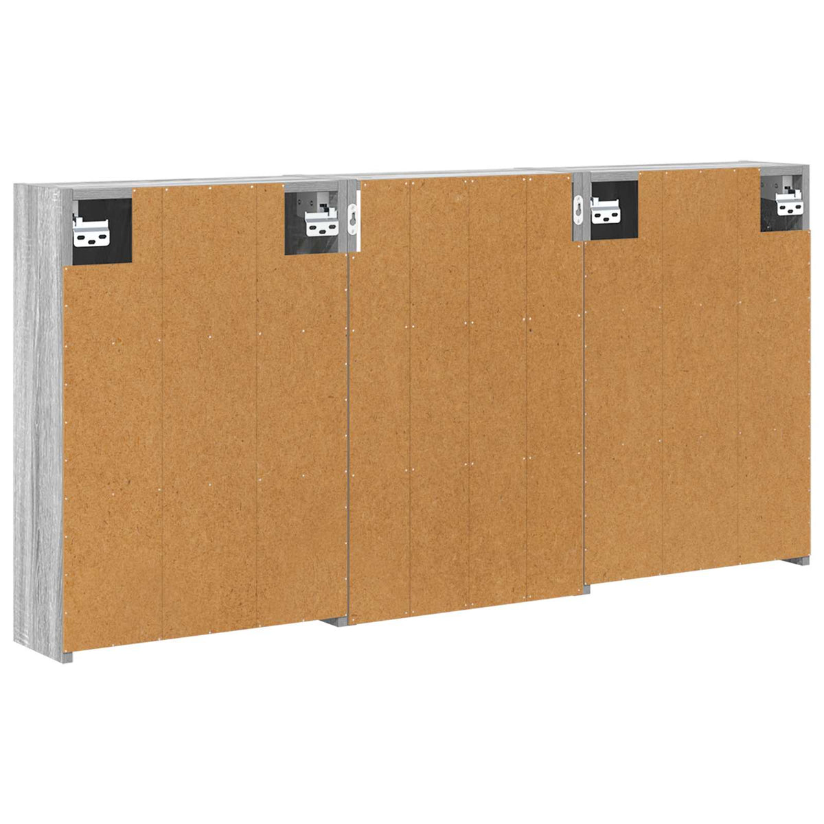 Ensemble de Meubles de Salle de Bain 3 pc 126 x 16 x 62.5 cm
