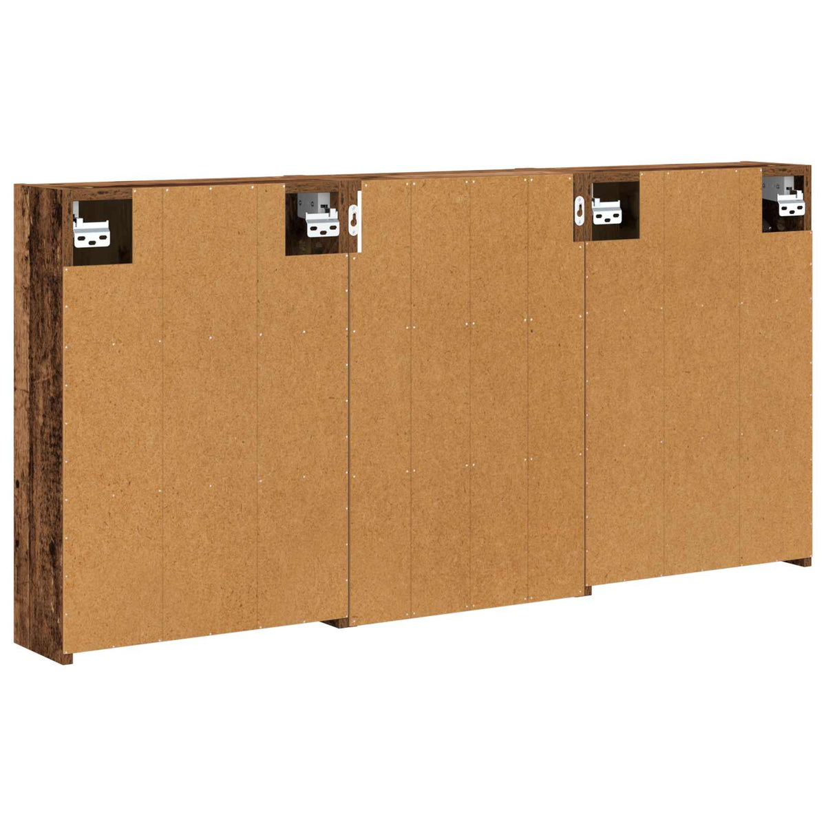 Ensemble de Meubles de Salle de Bain 3 pc 126 x 16 x 62.5 cm