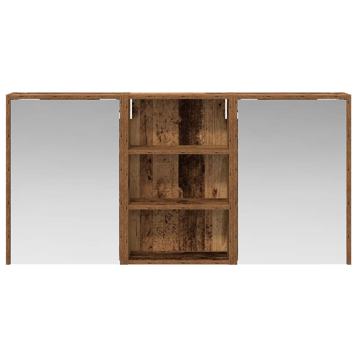 Ensemble de Meubles de Salle de Bain 3 pc 126 x 16 x 62.5 cm