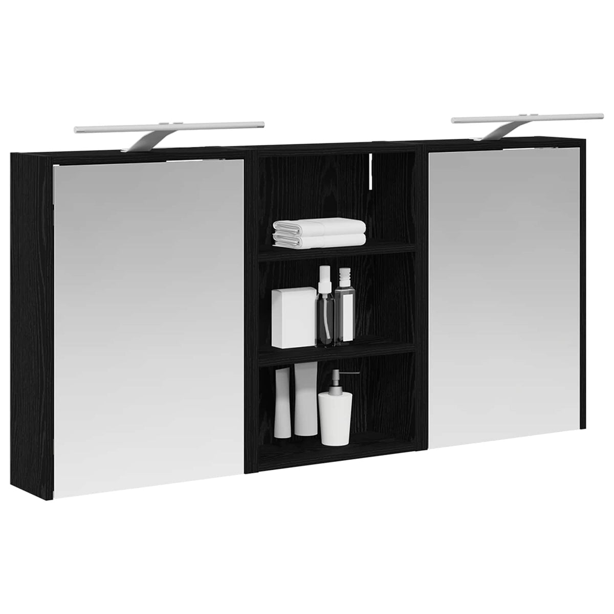 Ensemble de Meubles de Salle de Bain 3 pc 126 x 16 x 62.5 cm