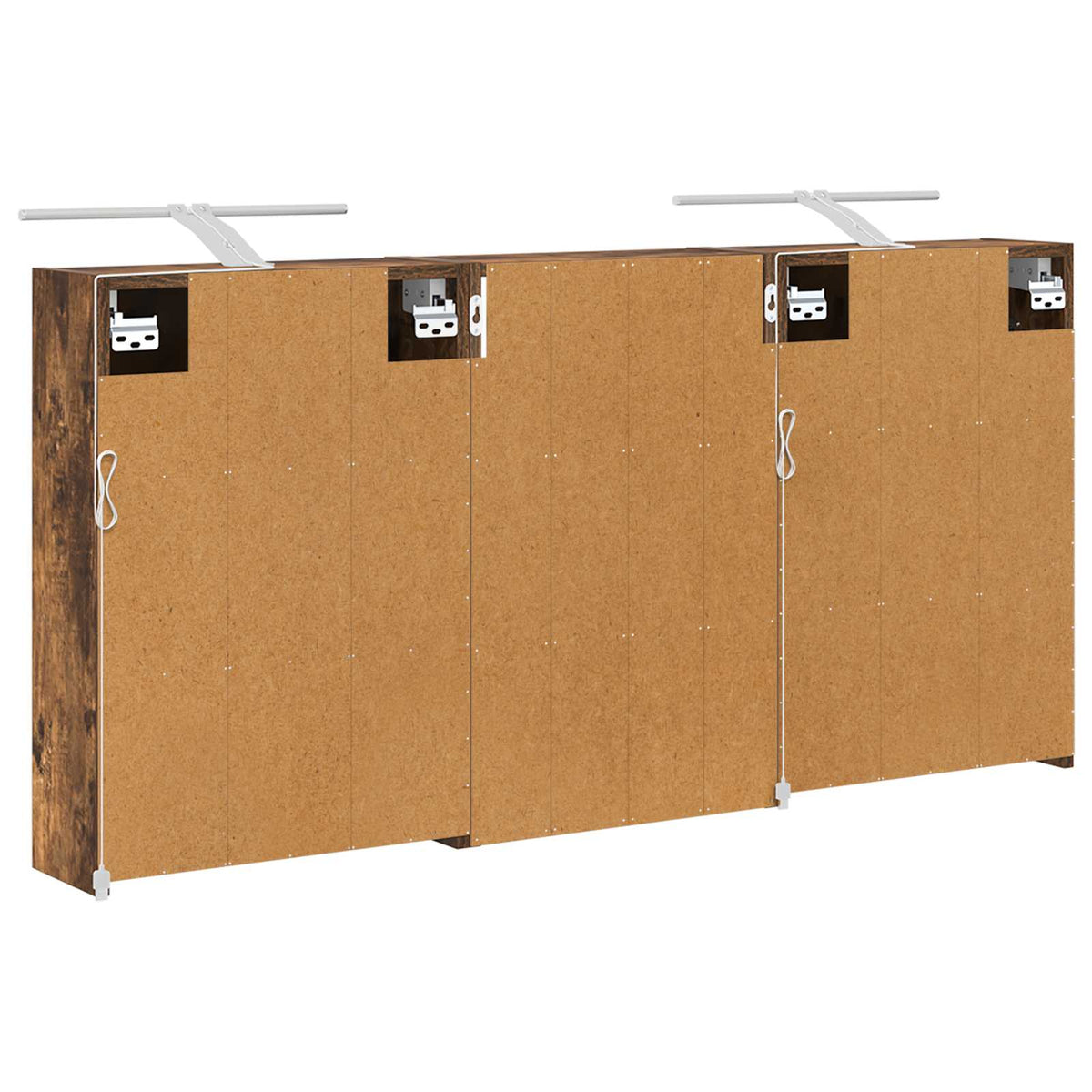 Ensemble de Meubles de Salle de Bain 3 pc 126 x 16 x 62.5 cm