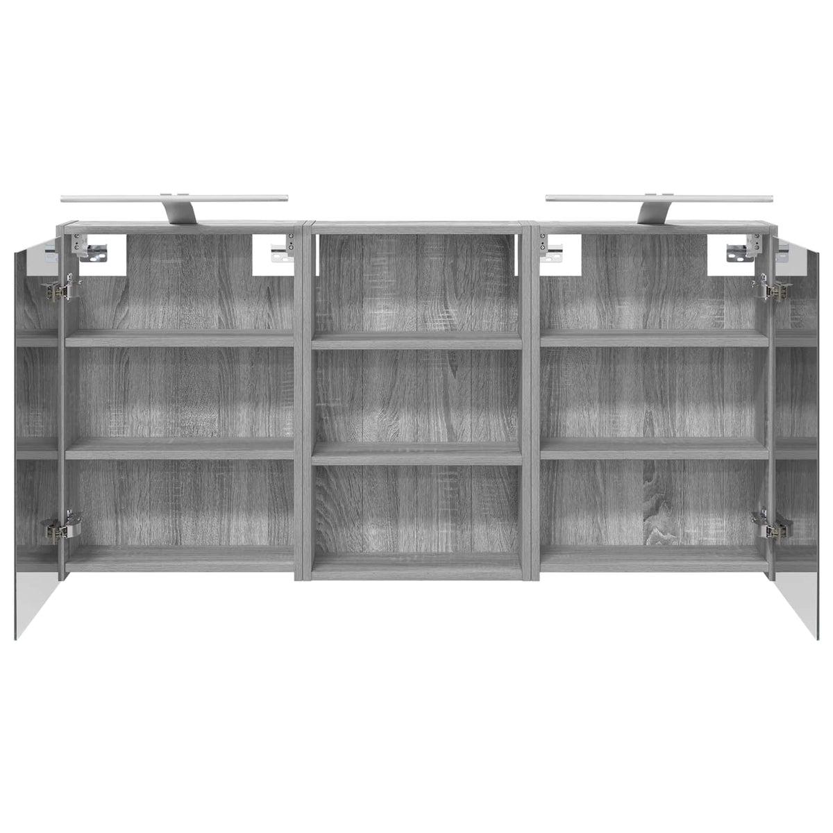 Ensemble de Meubles de Salle de Bain 3 pc 126 x 16 x 62.5 cm