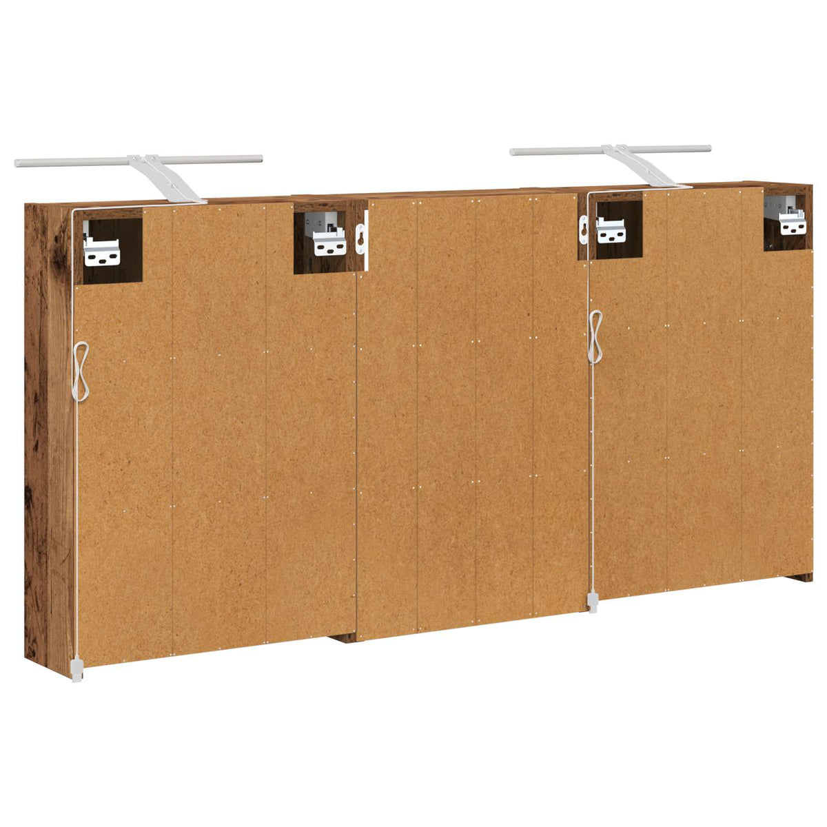Ensemble de Meubles de Salle de Bain 3 pc 126 x 16 x 62.5 cm