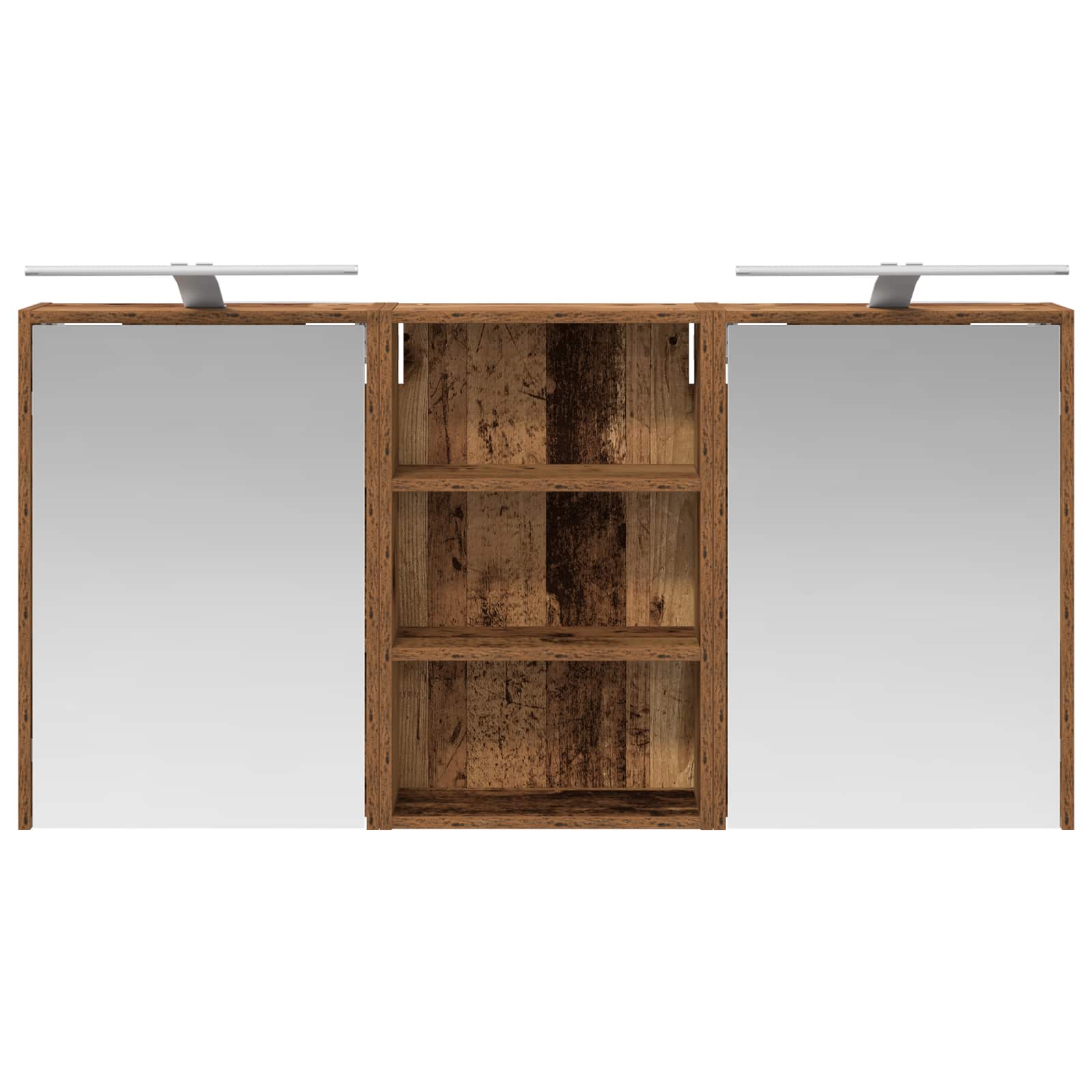 Ensemble de Meubles de Salle de Bain 3 pc 126 x 16 x 62.5 cm