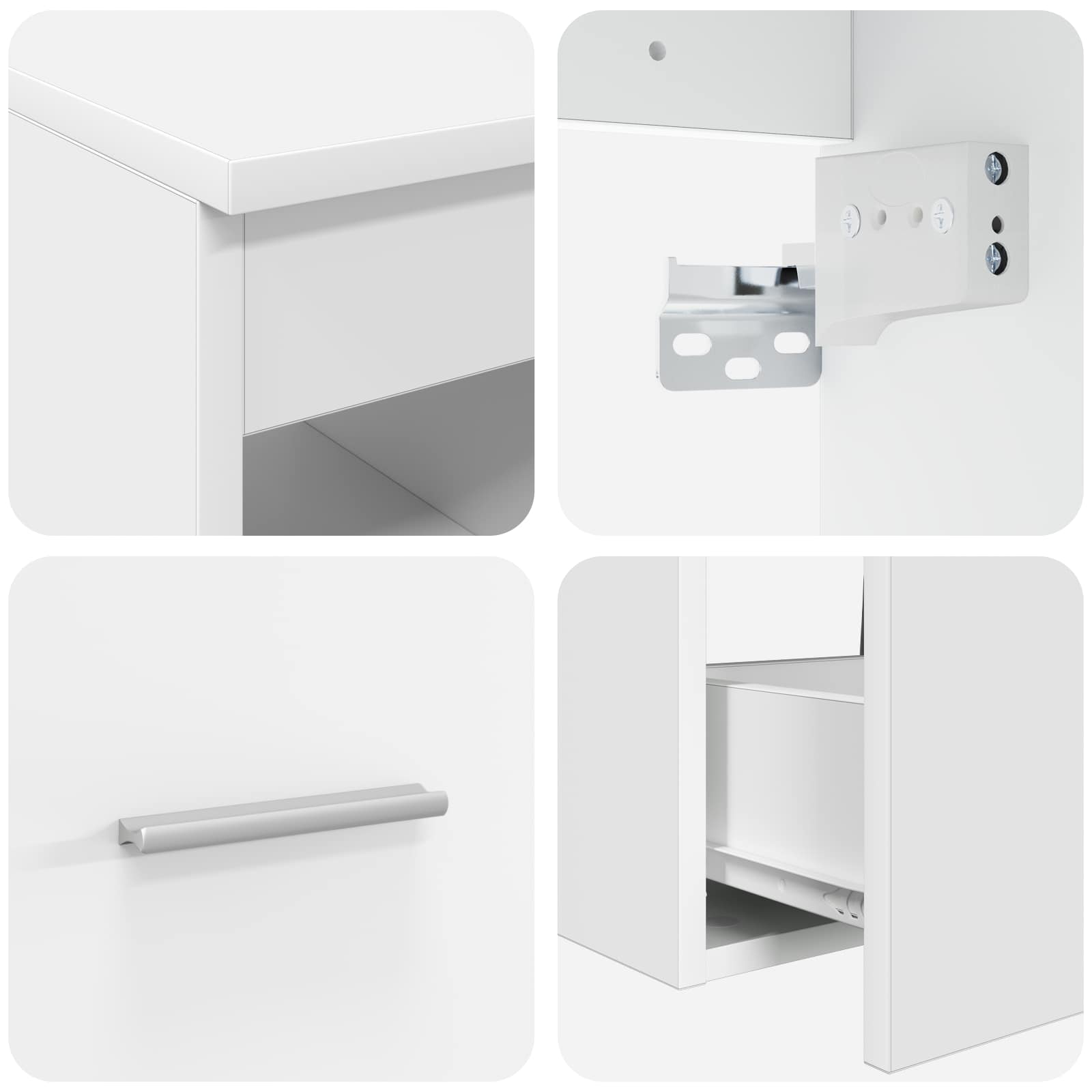 Ensemble de mobilier de salle de bain 2 pc Blanc - XIOS