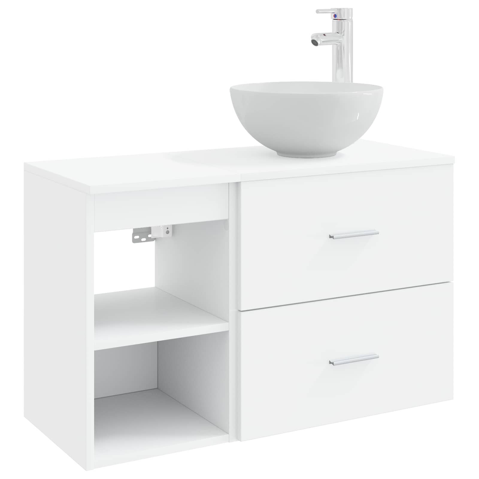 Ensemble de mobilier de salle de bain 2 pc Blanc - XIOS
