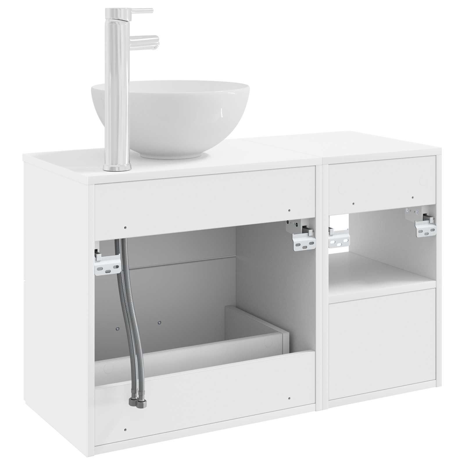 Ensemble de mobilier de salle de bain 2 pc Blanc - XIOS