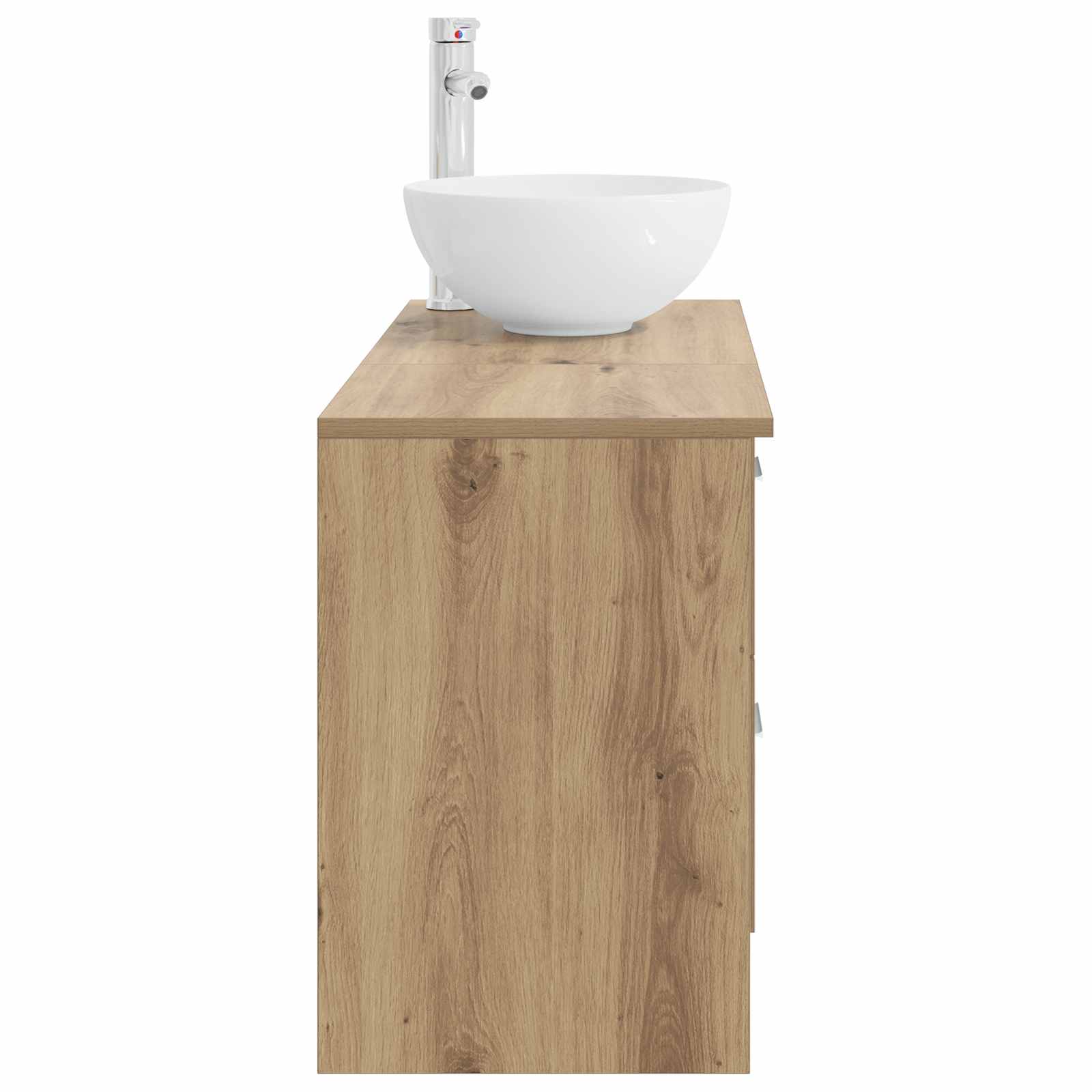 Ensemble de mobilier de salle de bain 2 pc Chêne artisanal
