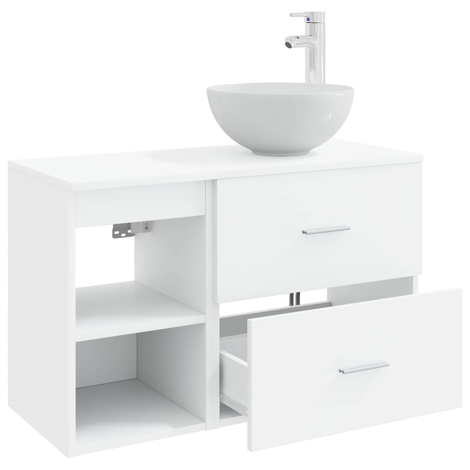 Ensemble de mobilier de salle de bain 2 pc Blanc - XIOS