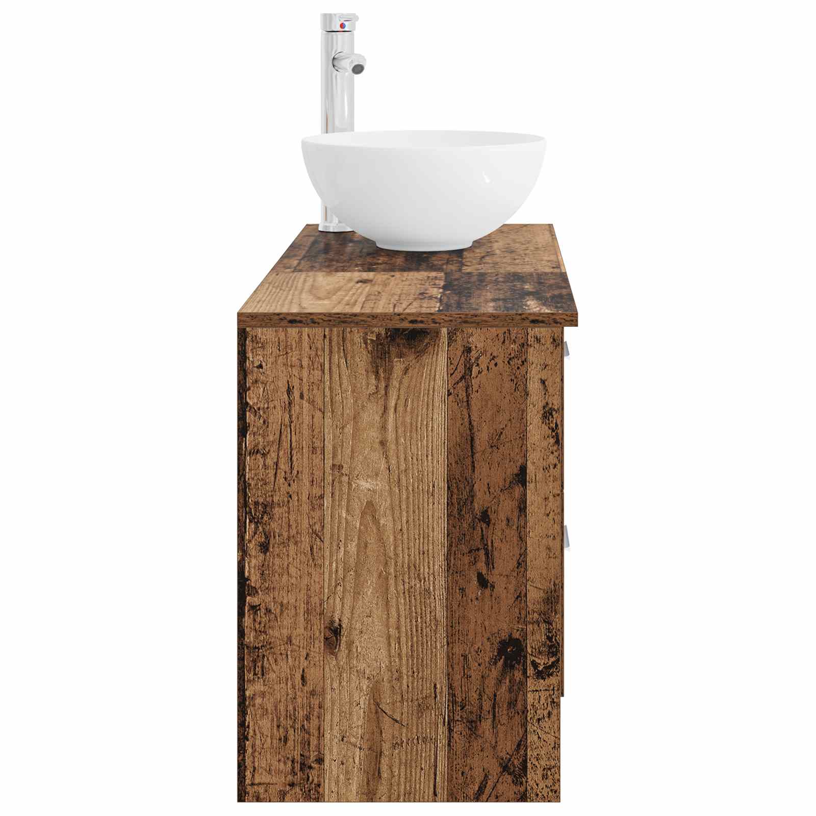 Ensemble de mobilier de salle de bain 2 pc Bois ancien