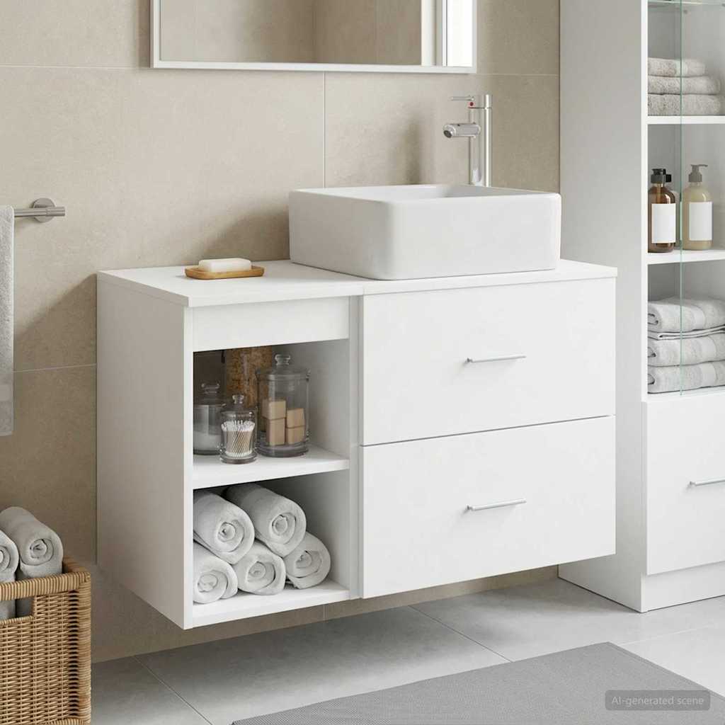 Ensemble de mobilier de salle de bain 2 pc Blanc - XIOS
