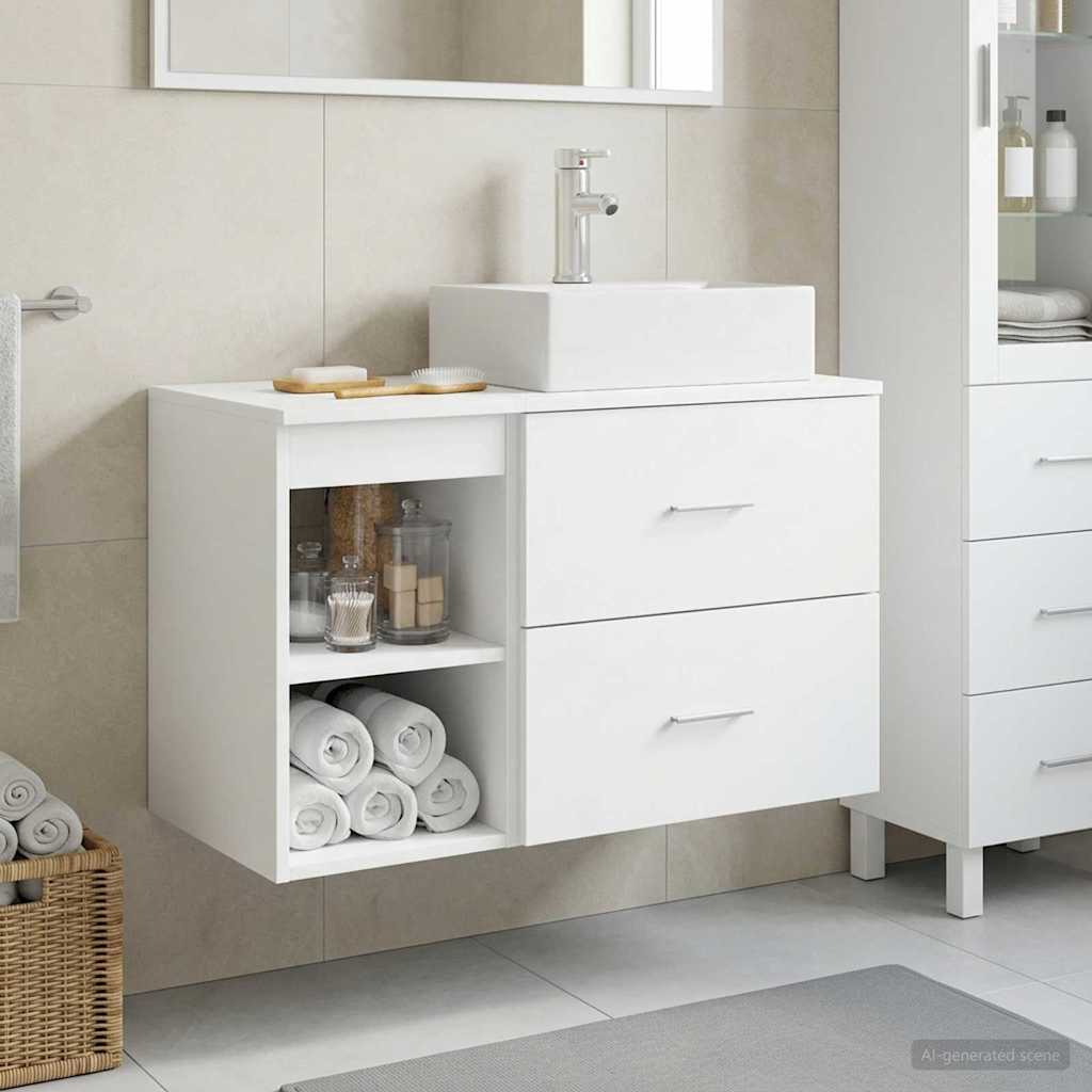 Ensemble de mobilier de salle de bain 2 pc Blanc - XIOS