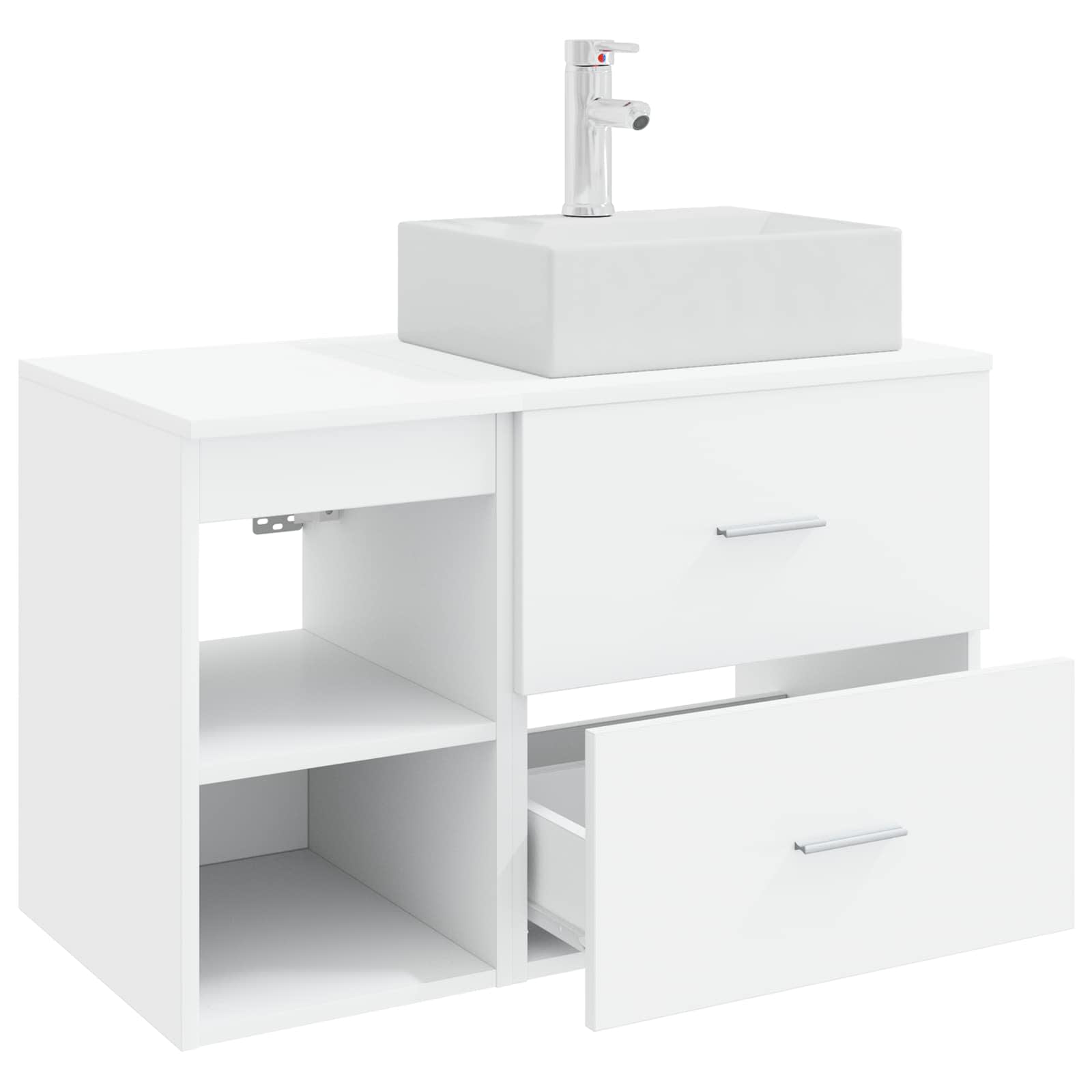 Ensemble de mobilier de salle de bain 2 pc Blanc - XIOS