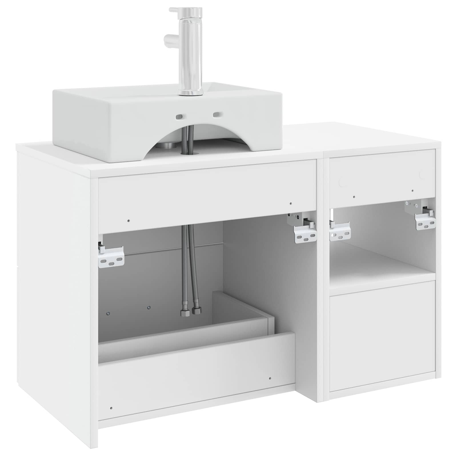 Ensemble de mobilier de salle de bain 2 pc Blanc - XIOS