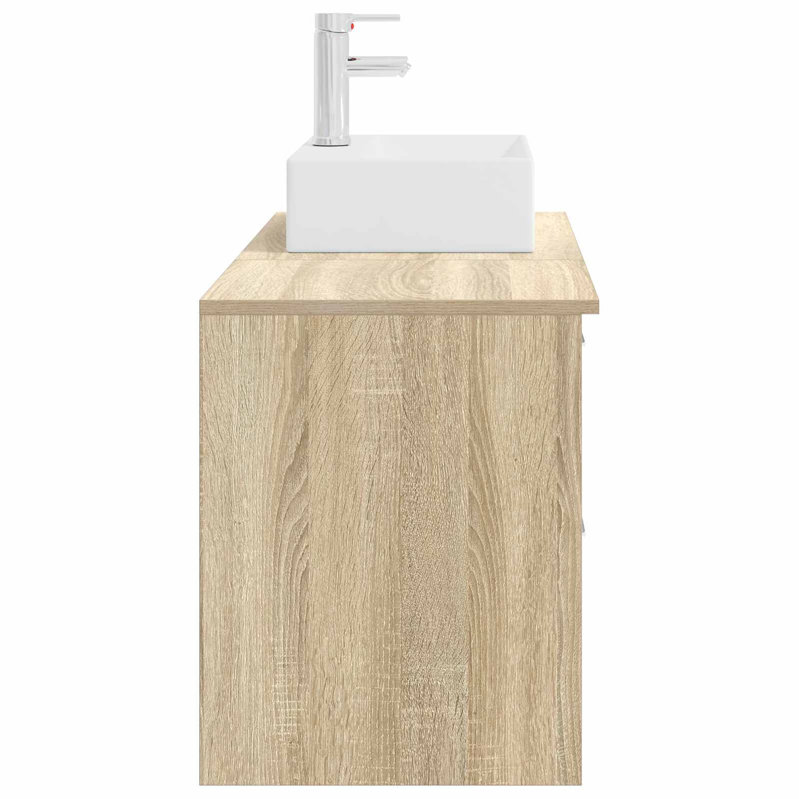Ensemble de mobilier de salle de bain 2 pc Chêne Sonoma