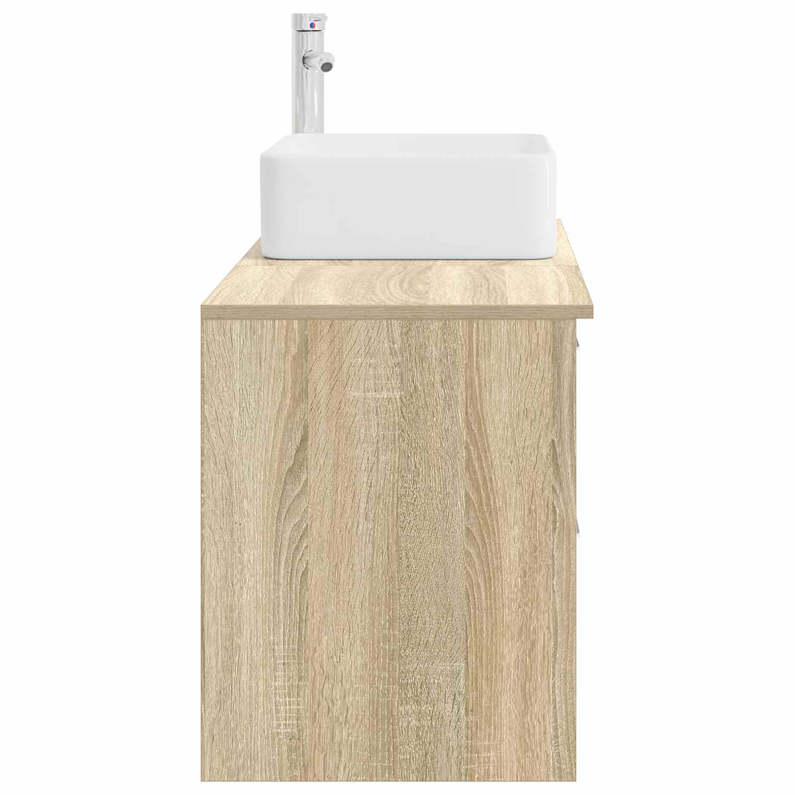 Ensemble de mobilier de salle de bain 2 pc Chêne Sonoma
